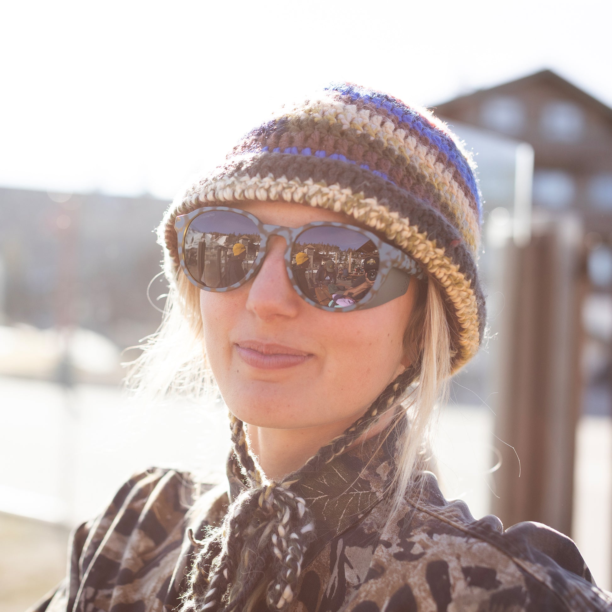 Venture, Sunglasses + Matte Gravy | ChromaPop Glacier Photochromic Copper Gold Mirror