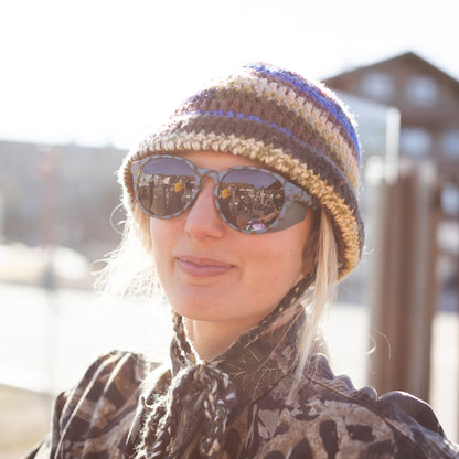 Venture, Sunglasses + Matte Gravy | ChromaPop Glacier Photochromic Copper Gold Mirror