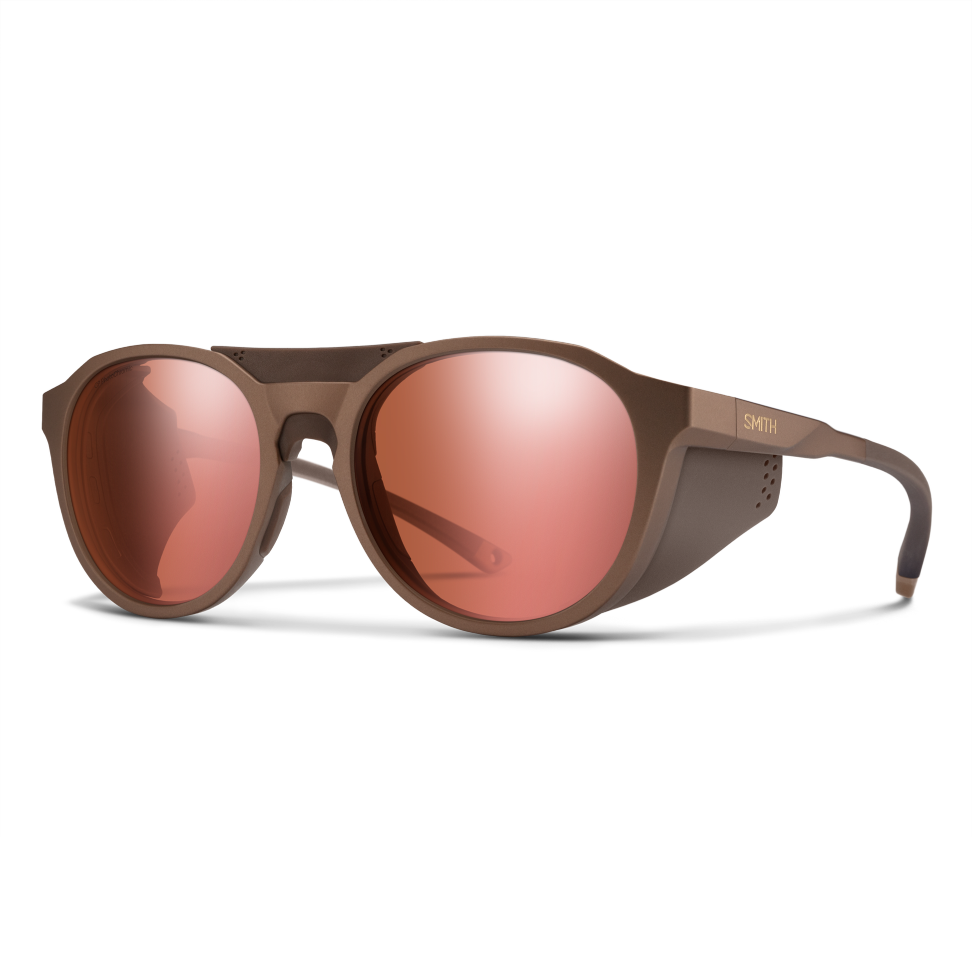 Venture, Sunglasses + Matte Black | ChromaPop Glacier Photochromic Copper Blue Mirror