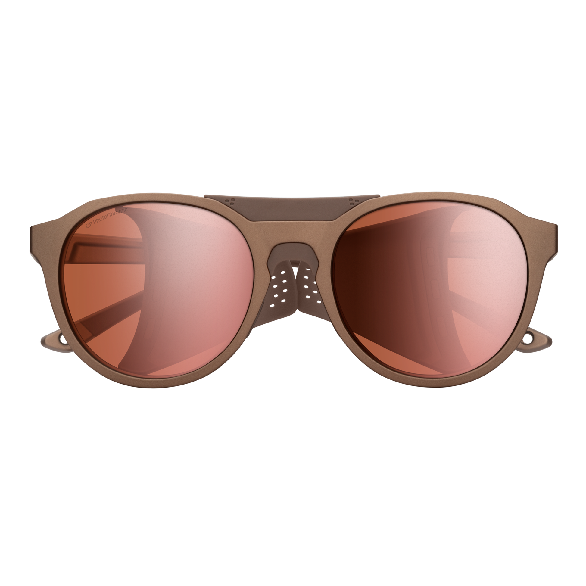Venture, Sunglasses + Matte Black | ChromaPop Glacier Photochromic Copper Blue Mirror