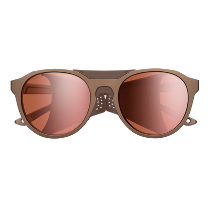Venture, Sunglasses + Matte Black | ChromaPop Glacier Photochromic Copper Blue Mirror