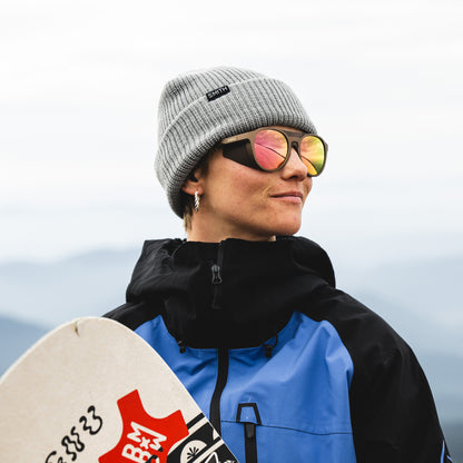 Venture, Sunglasses + Matte Black | ChromaPop Glacier Photochromic Copper Blue Mirror