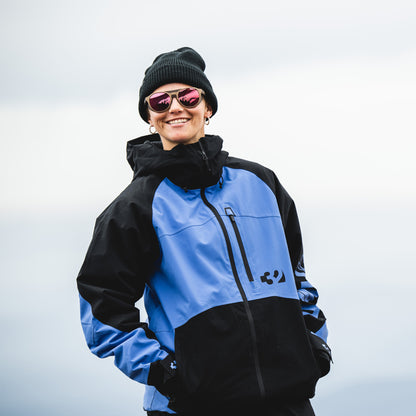 Venture, Sunglasses + Matte Black | ChromaPop Glacier Photochromic Copper Blue Mirror