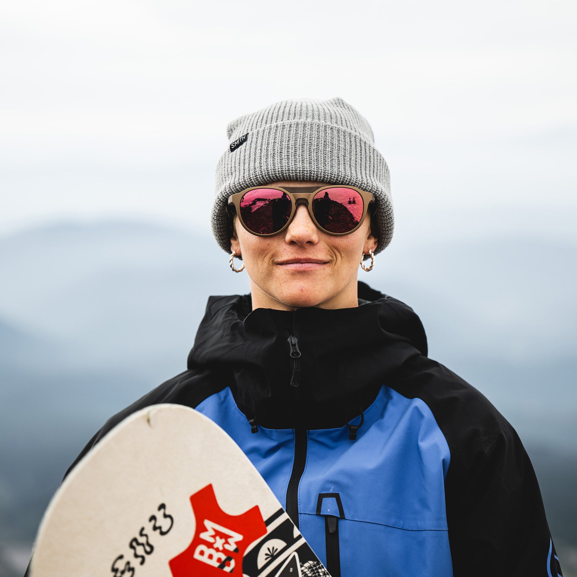 Venture, Sunglasses + Matte Black | ChromaPop Glacier Photochromic Copper Blue Mirror