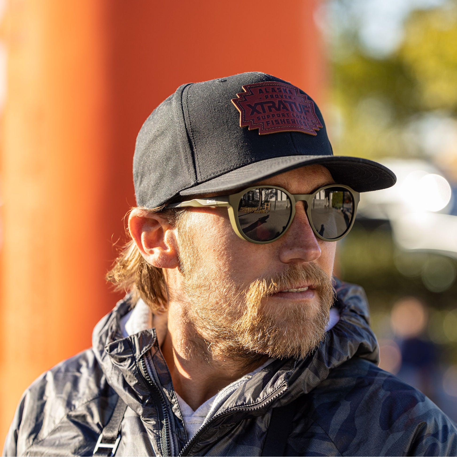 Venture, Sunglasses + Matte Black | ChromaPop Glacier Photochromic Copper Blue Mirror