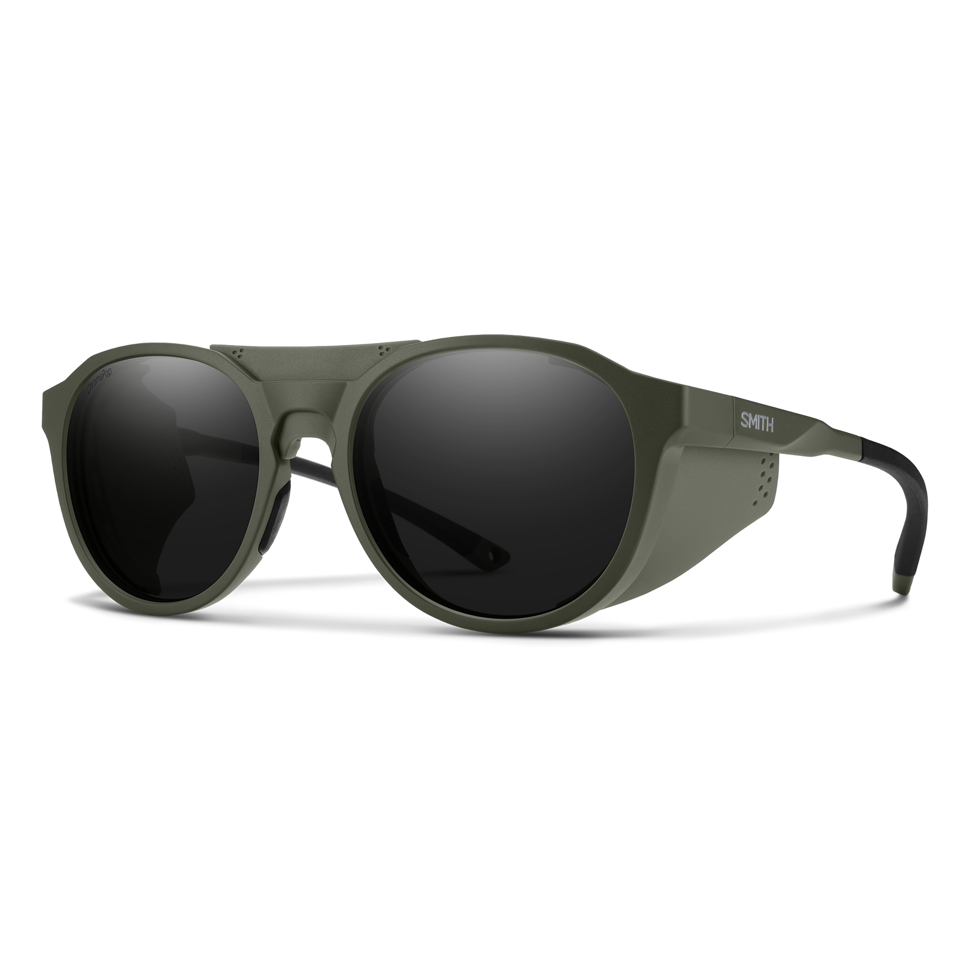 Venture, Sunglasses + Matte Black | ChromaPop Glacier Photochromic Copper Blue Mirror