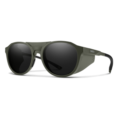 Venture, Sunglasses + Matte Black | ChromaPop Glacier Photochromic Copper Blue Mirror