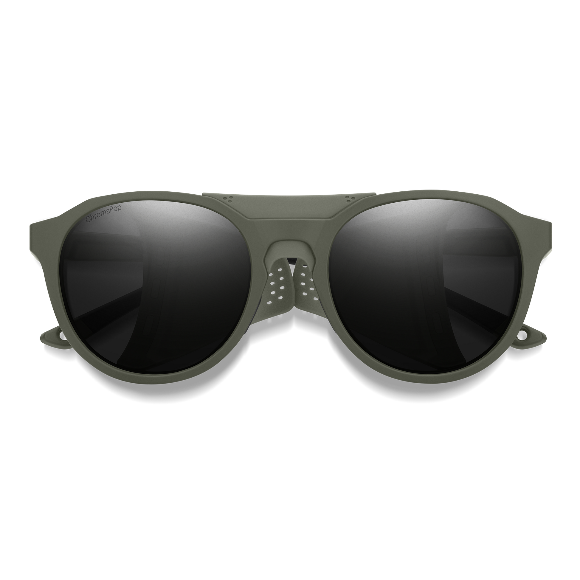 Venture, Sunglasses + Matte Black | ChromaPop Glacier Photochromic Copper Blue Mirror