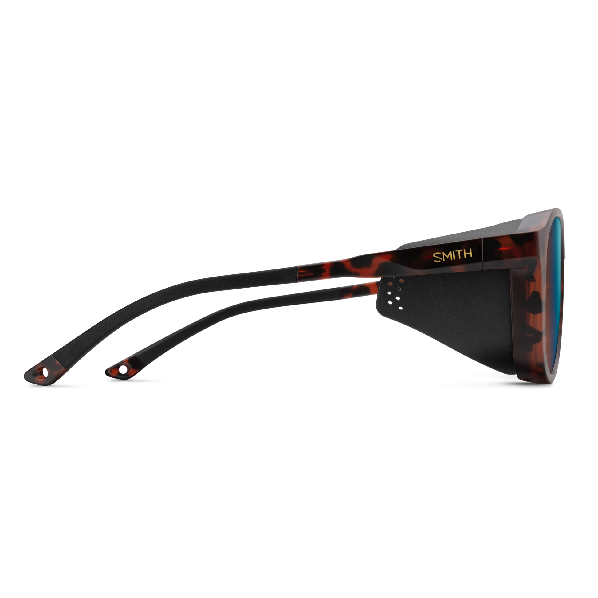 Venture, Sunglasses + Matte Black | ChromaPop Glacier Photochromic Copper Blue Mirror