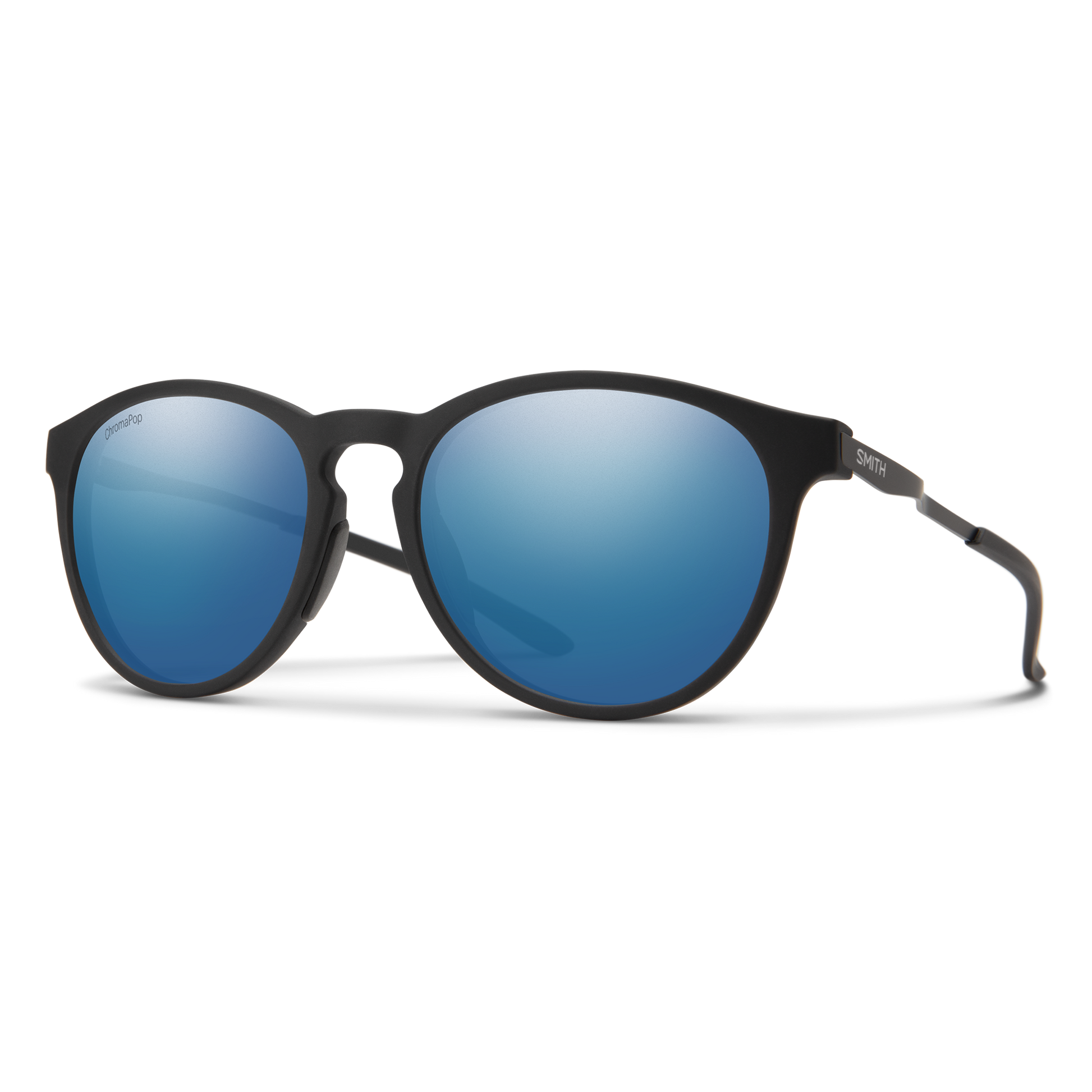Wander RX, Prescription + Matte Black + ChromaPop Polarized Blue Mirror