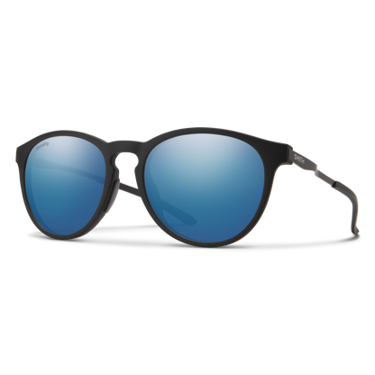Wander RX, Prescription + Matte Black + ChromaPop Polarized Blue Mirror