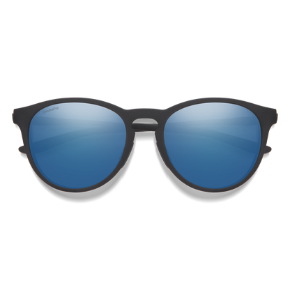 Wander RX, Prescription + Matte Black + ChromaPop Polarized Blue Mirror