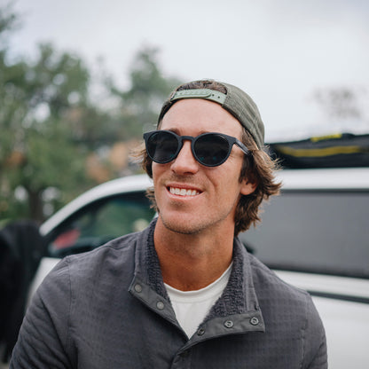 Westward, Sunglasses + Matte Black | ChromaPop Gray Green