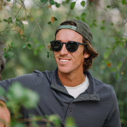 Westward, Sunglasses + Matte Black | ChromaPop Gray Green