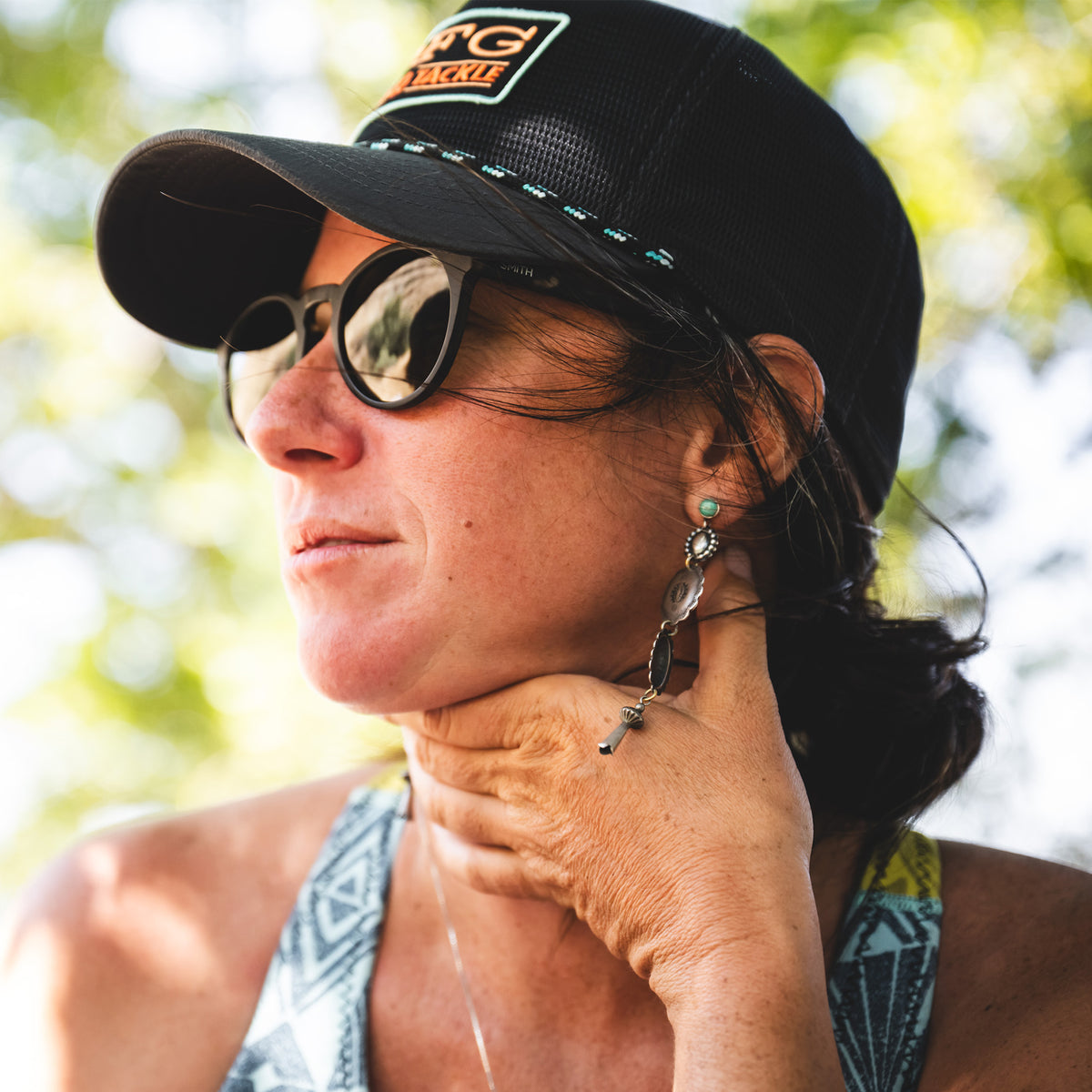 Westward, Sunglasses + Summit Crystal | ChromaPop Polarized Gray Green