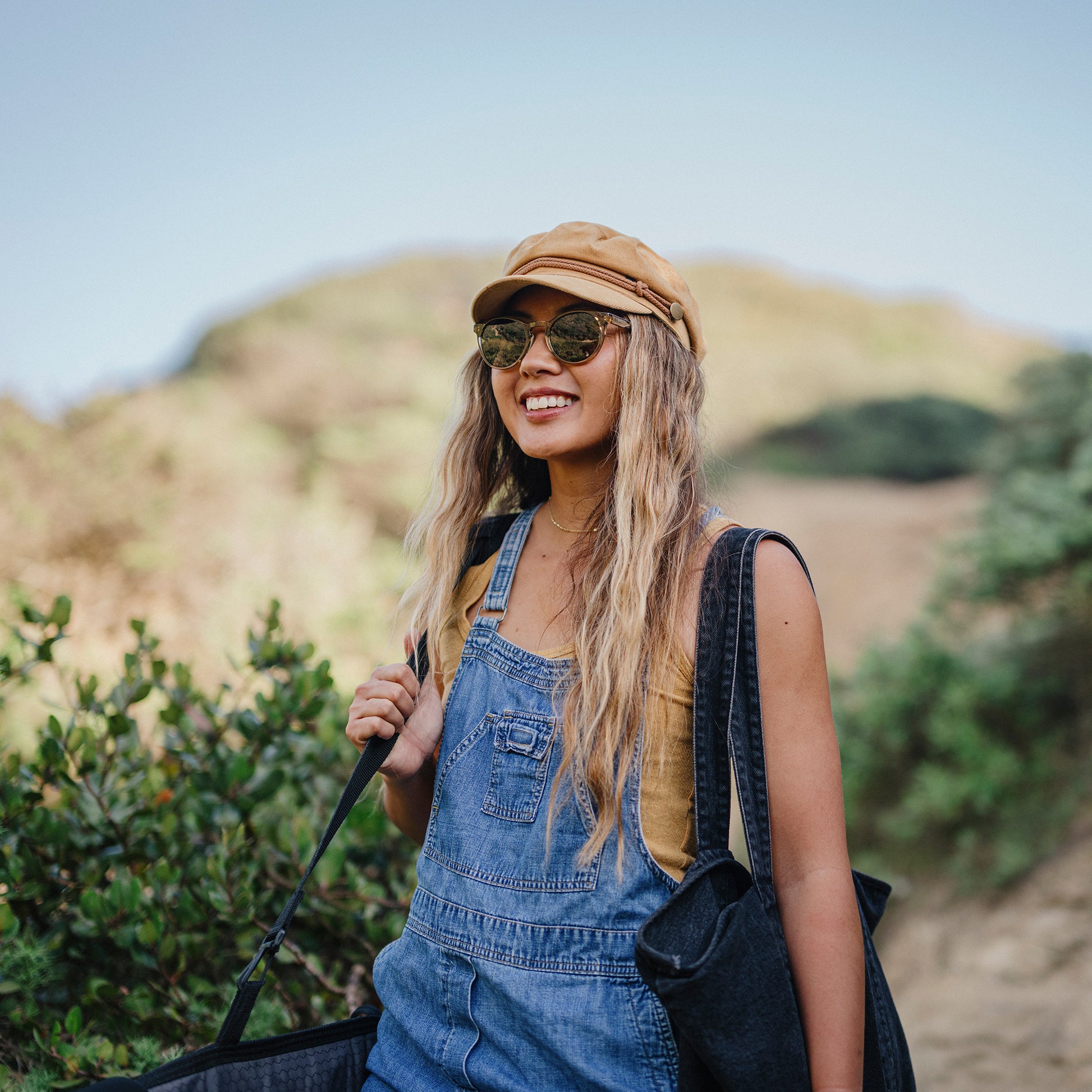 Westward, Sunglasses + Matte Black | ChromaPop Gray Green