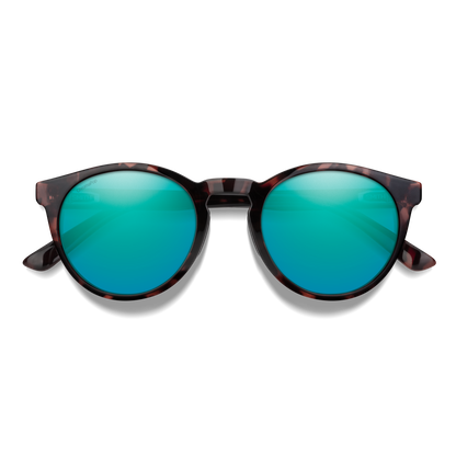 Westward, Lunettes de soleil + Noir mat | ChromaPop Gris Vert