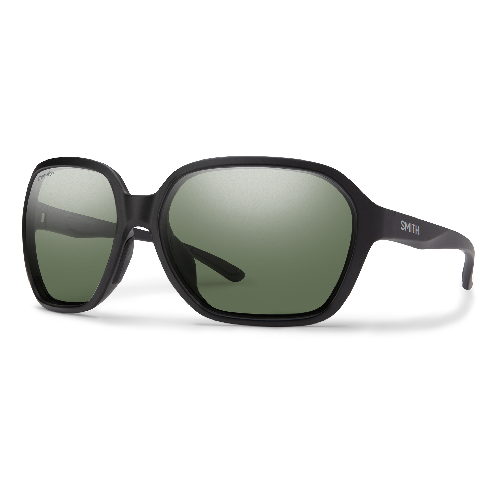 Whitney, Matte Black | ChromaPop Polarized Gray Green