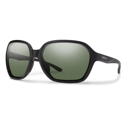 Whitney, Matte Black | ChromaPop Polarized Gray Green