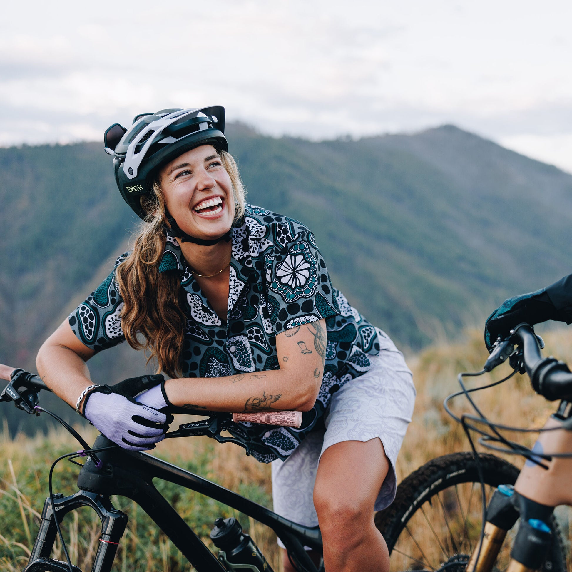 Shorts de vélo Frankie, Racines de lavande + 2