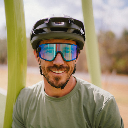 Wildcat, Matte Black | ChromaPop Glacier Photochromic Copper Blue Mirror