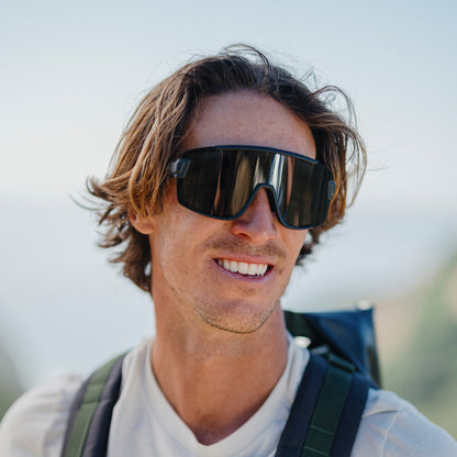 Wildcat, Matte Black | ChromaPop Red Mirror