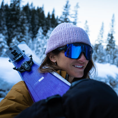 Wildcat, Matte Black | ChromaPop Glacier Photochromic Copper Blue Mirror