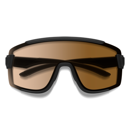 Wildcat, Matte Black | ChromaPop Glacier Photochromic Copper Blue Mirror