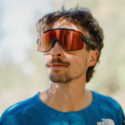 Wildcat, Matte Black | ChromaPop Glacier Photochromic Copper Blue Mirror