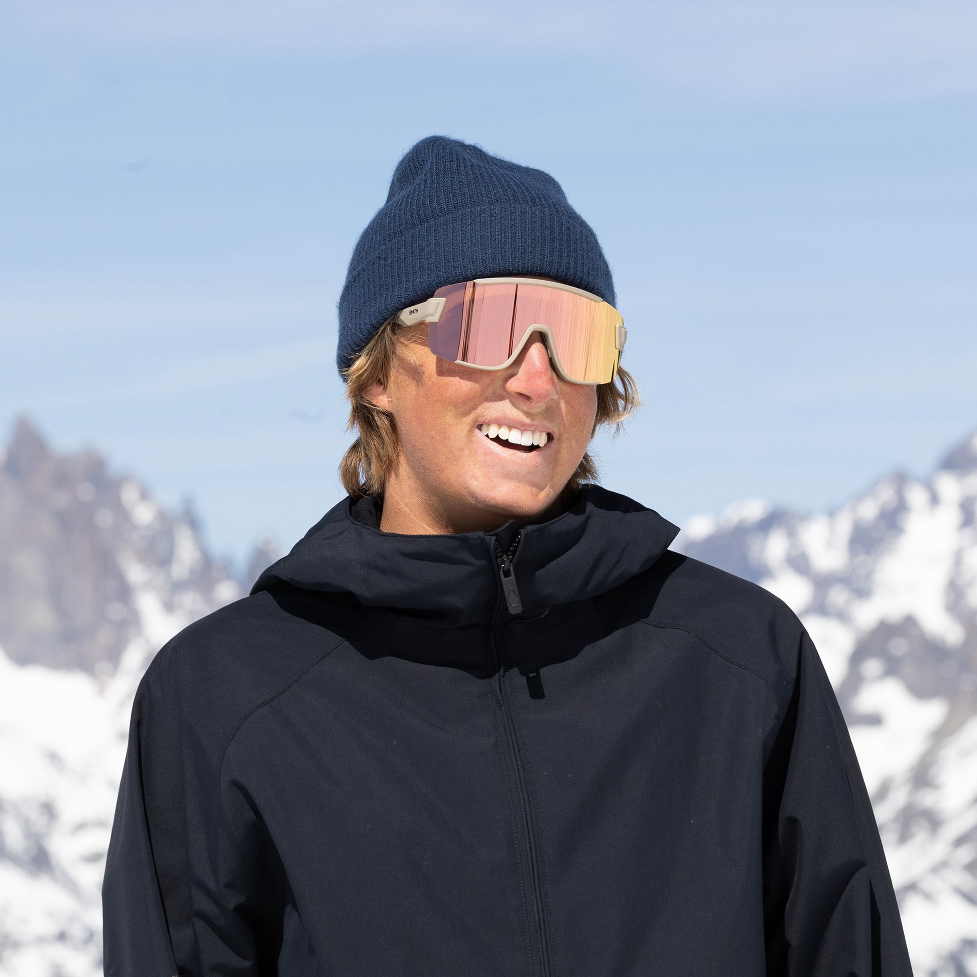 Wildcat, Matte Black | ChromaPop Glacier Photochromic Copper Blue Mirror