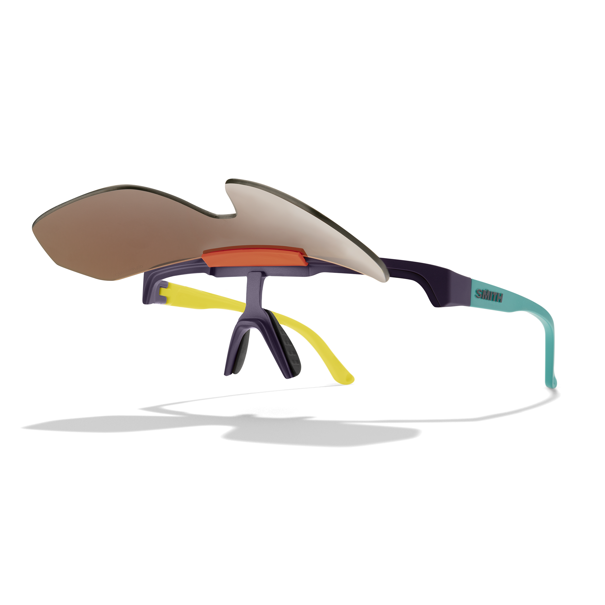 XC, Matte Gray Marble | ChromaPop Polarized Bronze Mirror