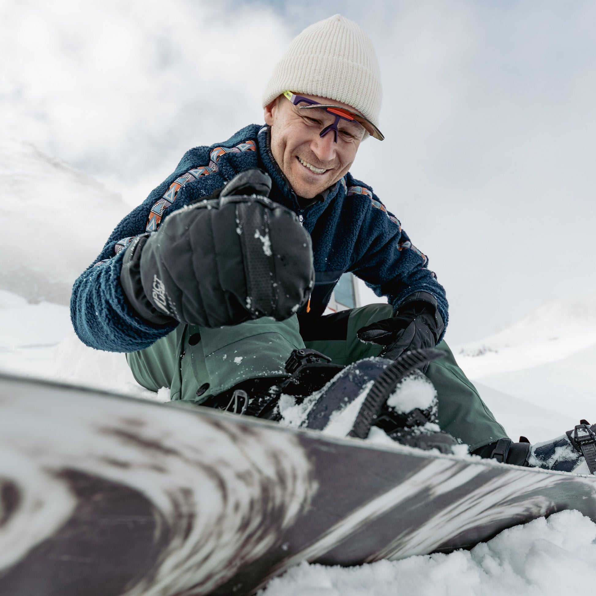 XC, Matte Gray Marble | ChromaPop Polarized Bronze Mirror