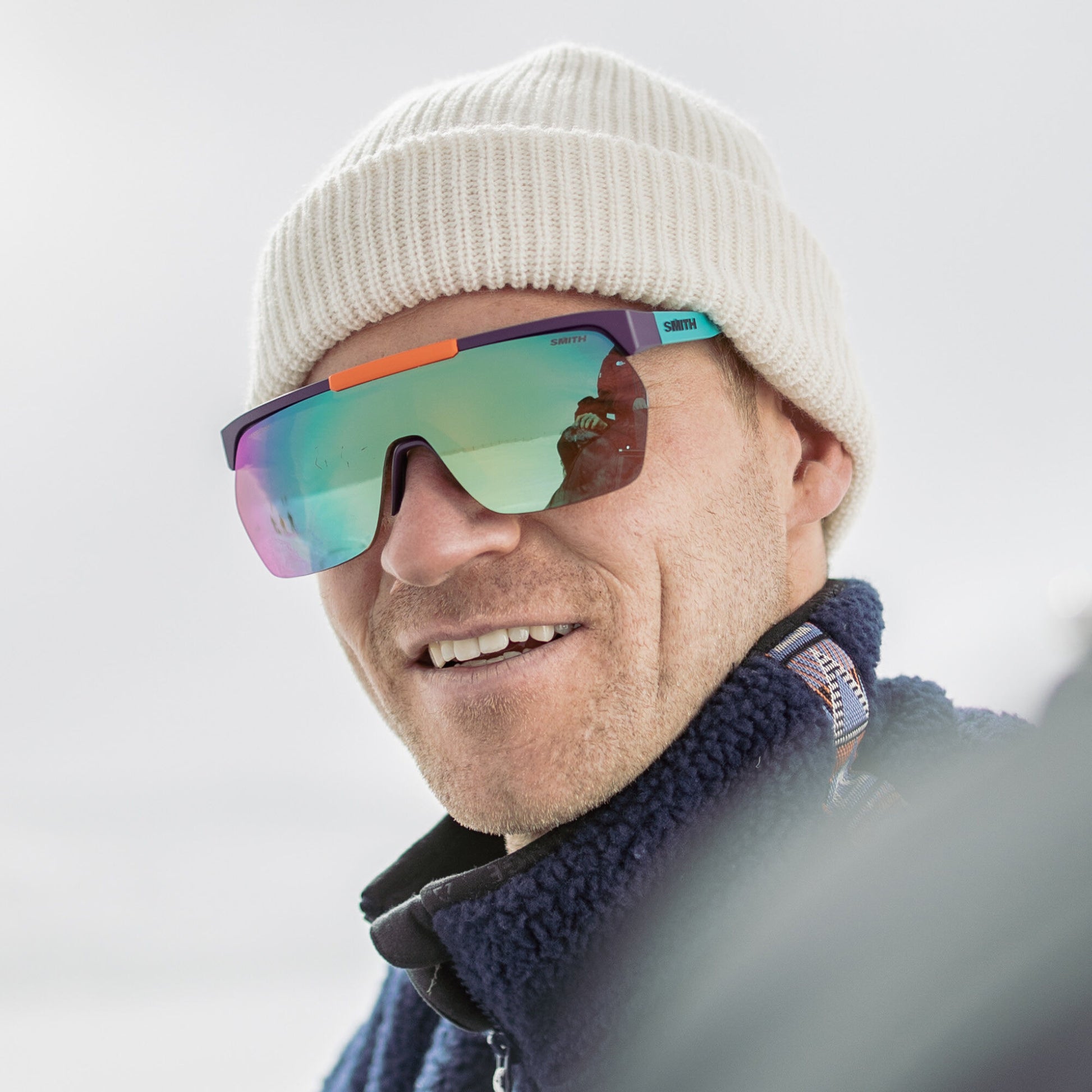 XC, Matte Gray Marble | ChromaPop Polarized Bronze Mirror