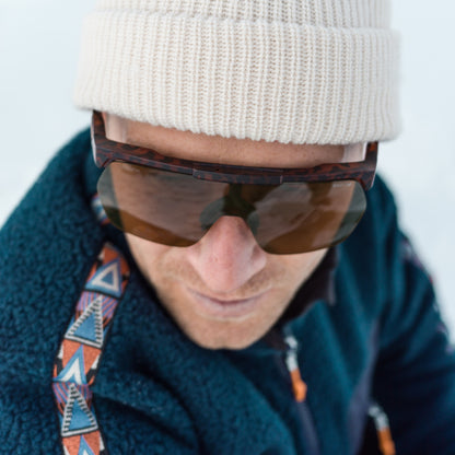 XC, Matte Gray Marble | ChromaPop Polarized Bronze Mirror