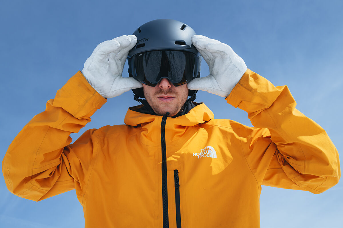 Jacket with built in goggles hot sale