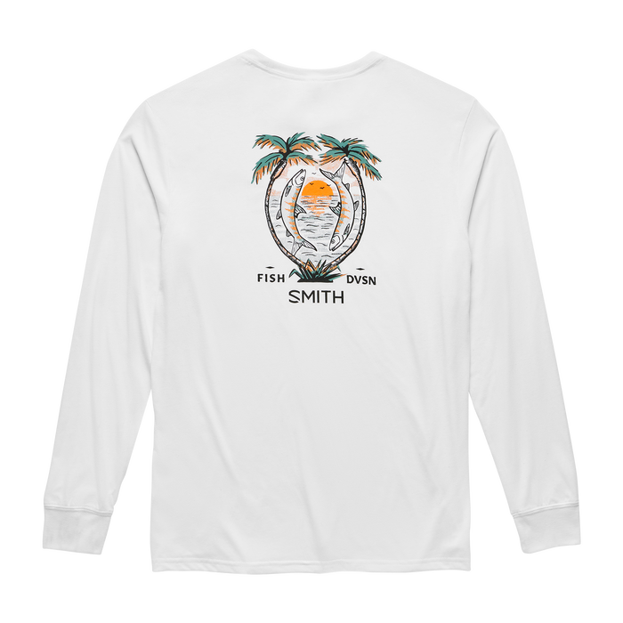Trout Long Sleeve, White, hi-res