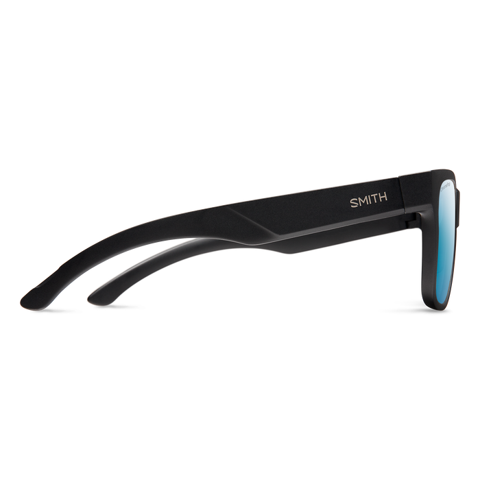 Smith Lowdown Slim 2 Sunglasses Gloss Black Polar ChromaPop Blue Mirror 53mm for sale online