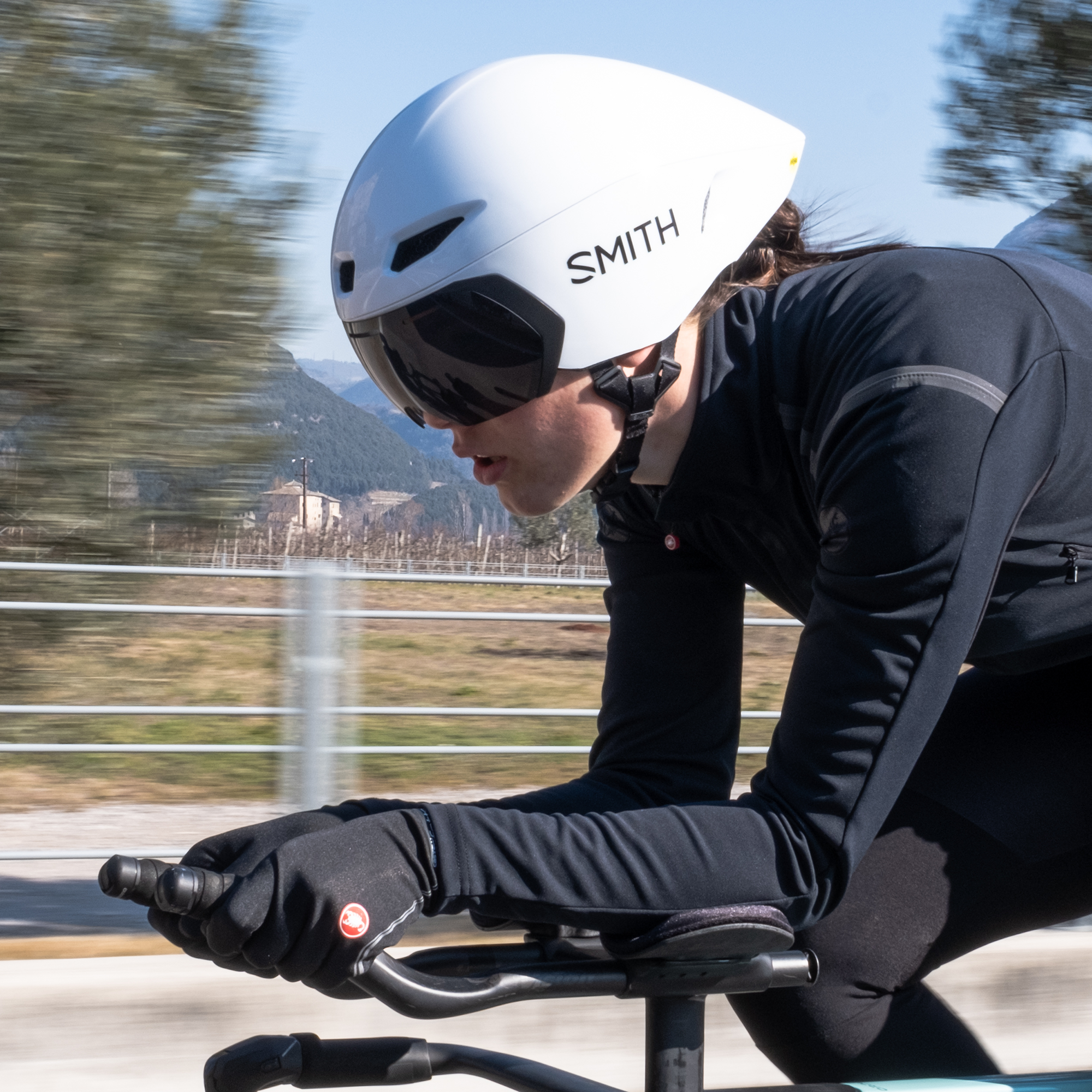 New Smith Podium TT MIPS Helmet Matte Black Cycling Bike Large Aero Bonus Lens 