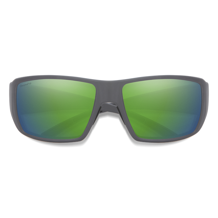 Smith Optics Guide's Choice Sunglasses - Matte Cement / Chromapop Polarized Green Mirror