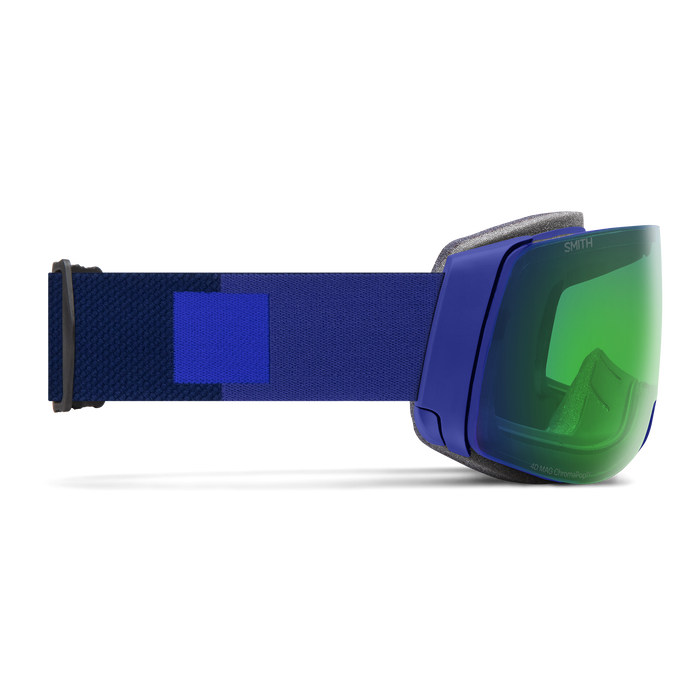 Smith Optics 4D MAG Unisex Snow Winter Goggle Lapis， ChromaPop Everyday  Green Mirror＿並行輸入-