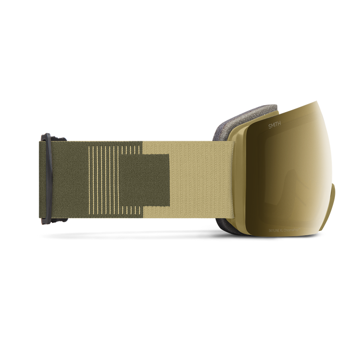 Skyline XL Low Bridge Fit, Sandstorm Forest + ChromaPop™ Sun Black Gold Mirror, hi-res