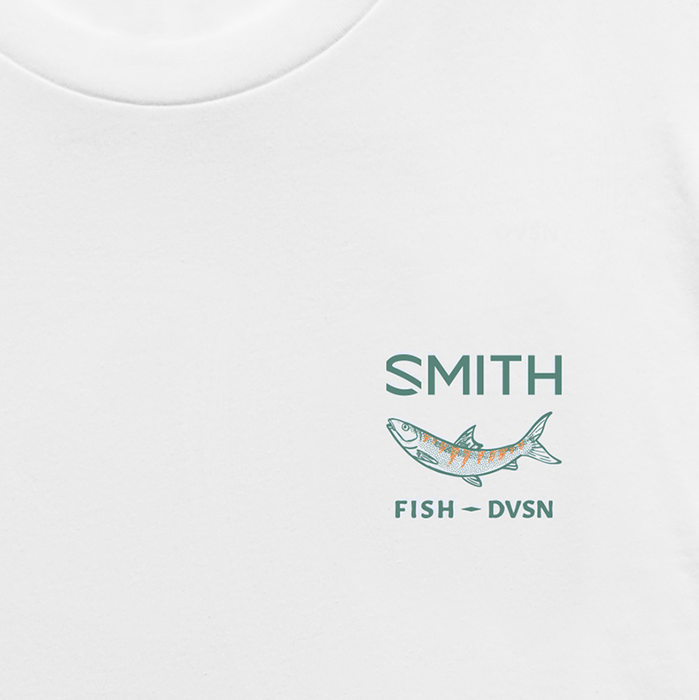 Trout Tee, White, hi-res