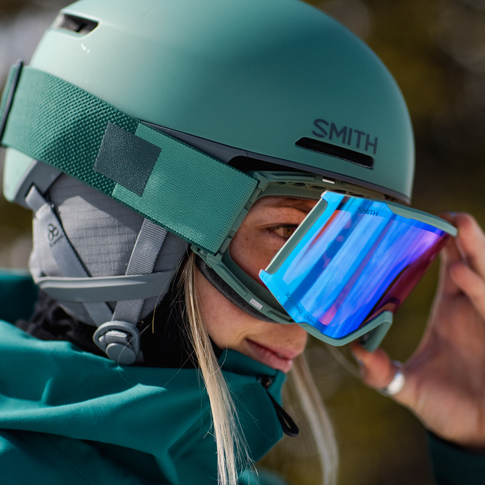 Squad MAG, Alpine Green + ChromaPop Everyday Rose Gold Mirror Lens, hi-res