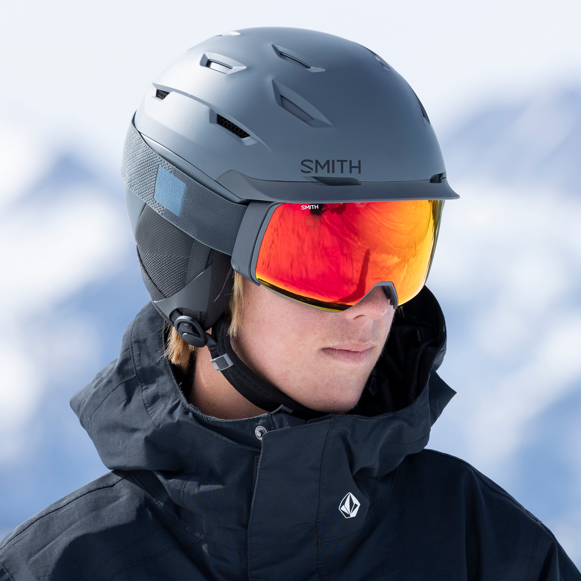 Smith Optics 2019 Level MIPS Adult Snowboarding Helmets Rise/Black/Medium 55-59cm 