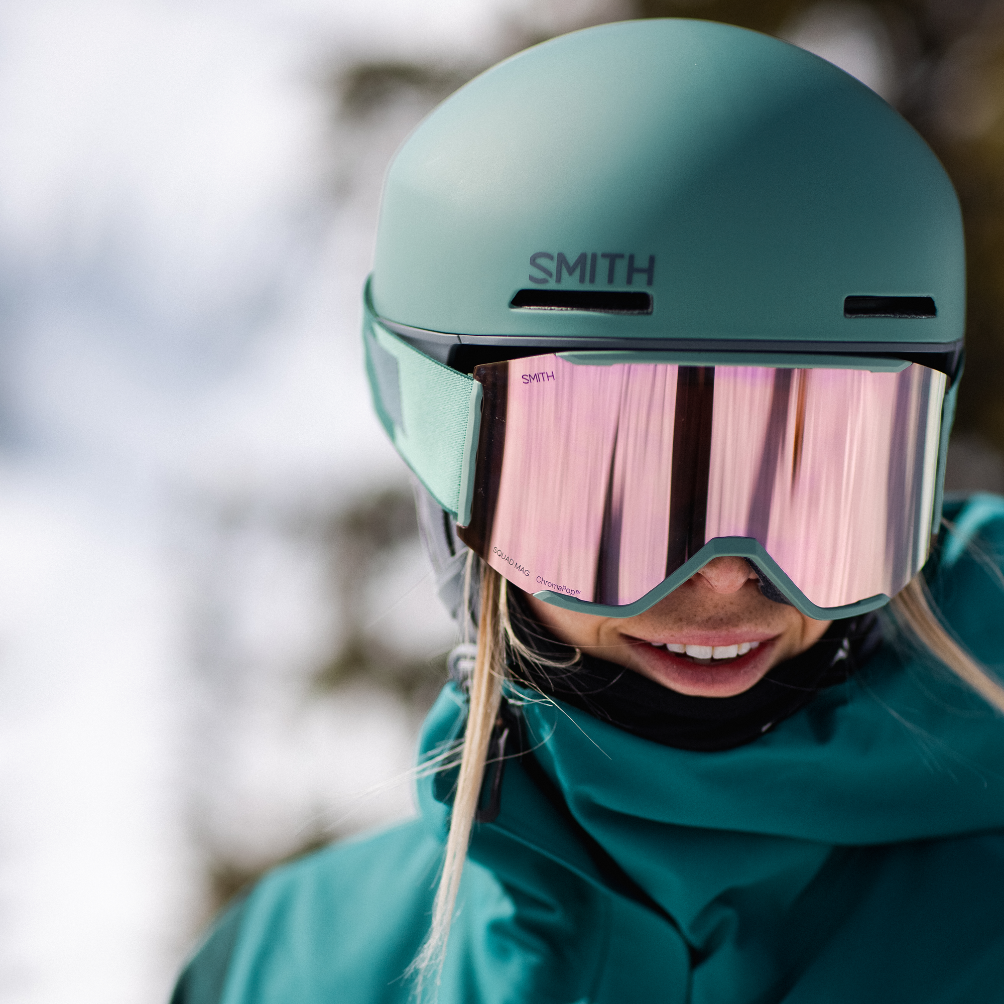 Smith Code MIPS Snow Helmet Matte CloudgreyMedium 