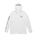Perform Hooded Tech Long Sleeve, White, hi-res