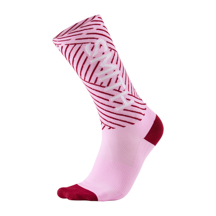 Smith Cycling Sock, Merlot / Flamingo, hi-res
