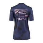 Women's MTB Jersey - Short Sleeve, French Navy Bleached, hi-res