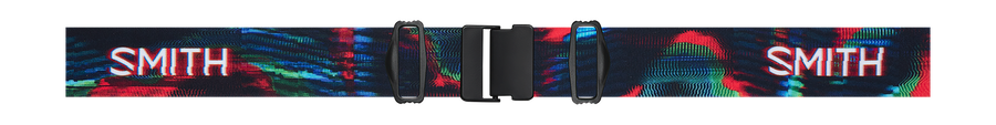 4D MAG Low Bridge Fit, Crimson Glitch Hunter + ChromaPop™ Everyday Red Mirror, strap