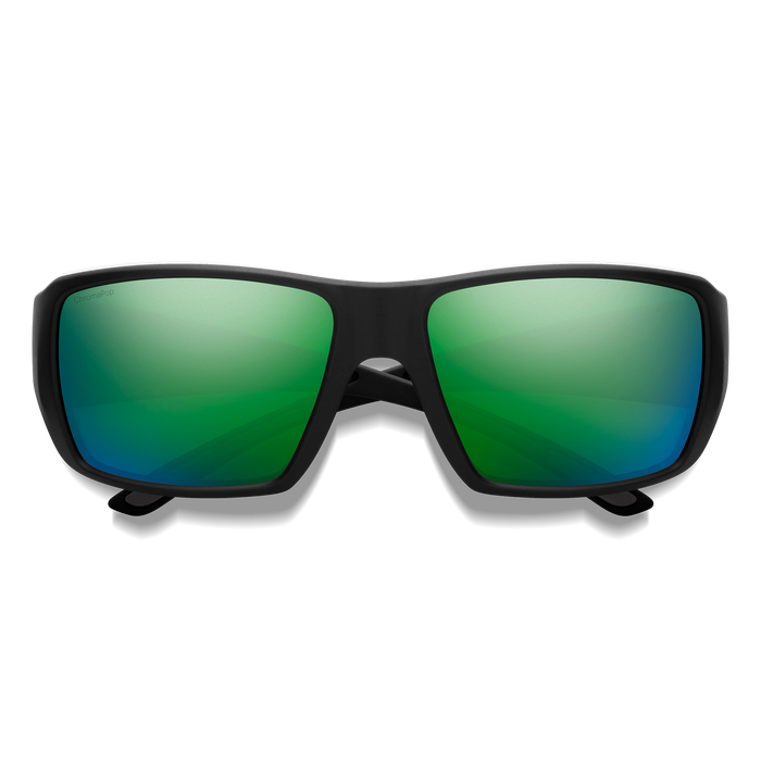 Guide's Choice XL, Matte Black + ChromaPop™ Glass Polarized Green Mirror, hi-res